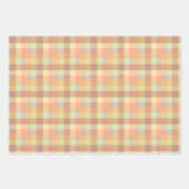 グリーンズブルースとゴールズプレイド ラッピングペーパーシート (正面)