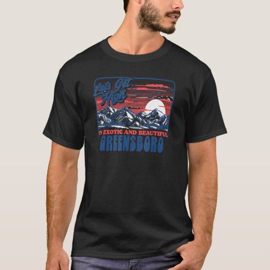 グリーンズボロでのハイキングに参加 Tシャツ (正面)