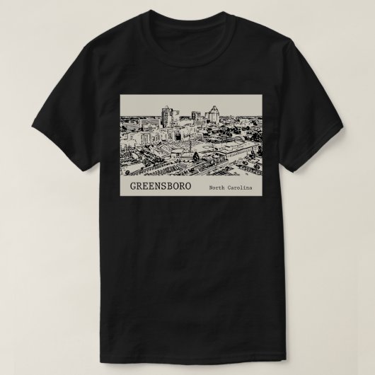グリーンズボロノースオリナ3 Tシャツ (デザイン正面)