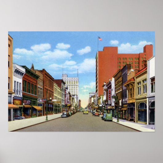 グリーンズボロノースカロライナ通り ポスター (正面)