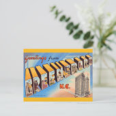 グリーンズボロNCグリーティングポストカード ポストカード (スタンド正面)