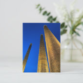 グリーンズボロNC USA革命ミルの「スタック」 ポストカード (スタンド正面)