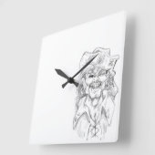 グリーンズマテイ！ スクエア壁時計 (傾斜)