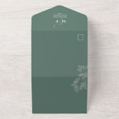 グリーンズ結婚グエレガントリーカスタム オールインワン招待状 (外側)
