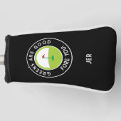 グリーンズ アー グッド フォー ユー モノグラム パター ゴルフヘッドカバー (正面)