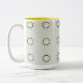 グリーンセレネ開花 ツートーンマグカップ (左)