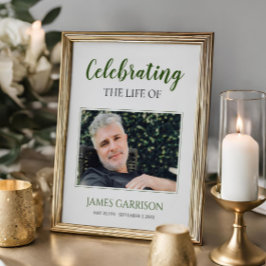 グリーンセレブレーション・オブ・ライフ（緑の祝祭）写真葬 ポスター