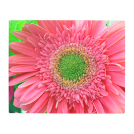 グリーンセンターガーベラメタルウォールアート メタルプリント