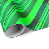 グリーンセントパトリックの日アイルランドパーティーネオングラデーション ラッピングペーパー (ロールコーナー)