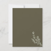 グリーンセージソフトブーケ秋ボホボタニカル サンキューカード (裏面)