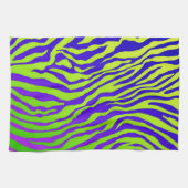 グリーンゼブラ キッチンタオル (横)