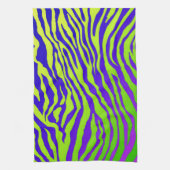 グリーンゼブラ キッチンタオル (縦)