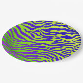 グリーンゼブラ ペーパープレート (アングル)