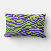 グリーンゼブラ ランバークッション (正面)