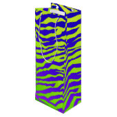 グリーンゼブラ ワインギフトバッグ (裏面アングル)