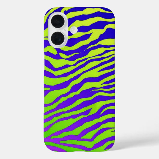 グリーンゼブラ Case-Mate iPhoneケース (裏面)