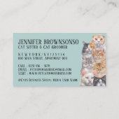 グリーンソフトホームペットキャッツ 名刺 (裏面)