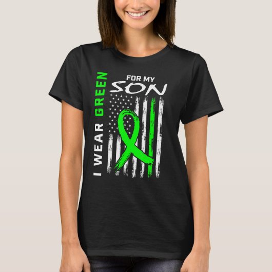グリーンソン脳性麻痺（性）腎疾患認識度 Tシャツ (正面)
