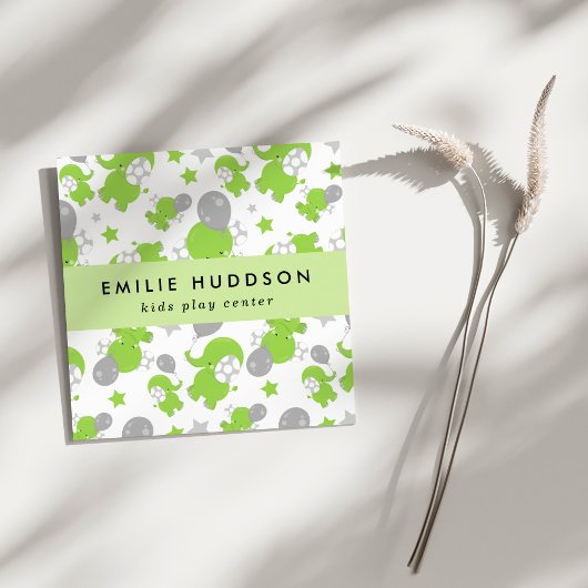 グリーンゾウ、キッズセ遊ンタ、アクティビティセンター スクエア名刺