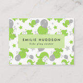 グリーンゾウ、キッズセ遊ンタ、アクティビティセンター 名刺 (正面)