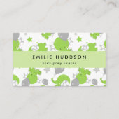 グリーンゾウ、キッズセ遊ンタ、アクティビティセンター 名刺 (正面)