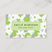 グリーンゾウ、キッズセ遊ンタ、アクティビティセンター 名刺 (正面)