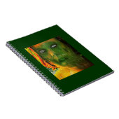 グリーンゾンビのセルフポートレート ノートブック (右側)