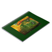 グリーンゾンビのセルフポートレート ノートブック (左側)