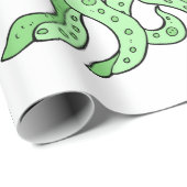 グリーンタコキャラクター予測できなシーモンスター ラッピングペーパー (ロールコーナー)