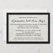 グリーンタッセル おめでとう 卒業 卒業式 招待状 (裏面)