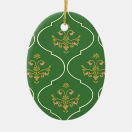 グリーンタペストリーオーナメント セラミックオーナメント