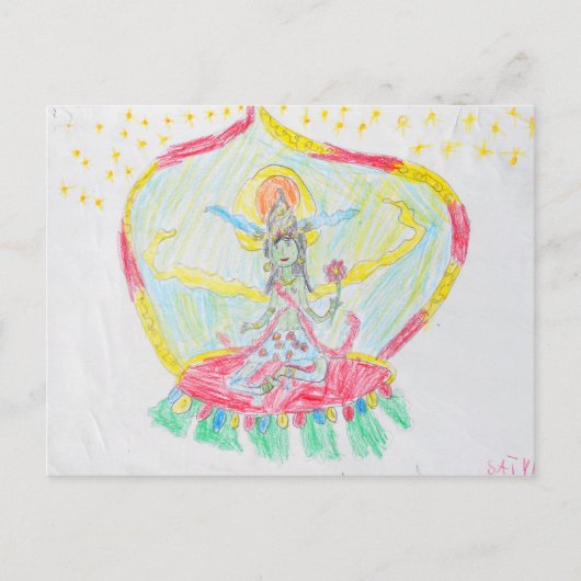 グリーンタラグリーティングカード ポストカード (正面)