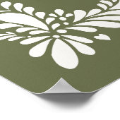 グリーンタラベラタイルフィエスタベビーシャワーウェルカム ポスター (角)