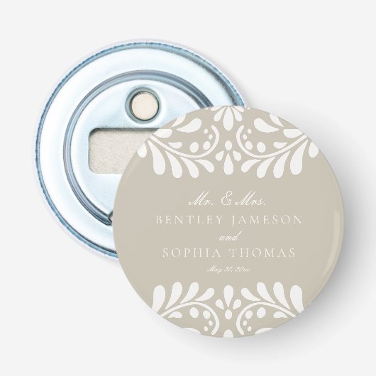 グリーンタラベラタイルフィスペインのエスタ結婚式の引き出物 栓抜き (正面)