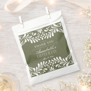 グリーンタラベラフィスペインのエスタ誕生日デザート フェイバーバッグ