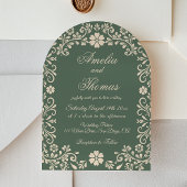 グリーンタラベラ結婚メキシコ 招待状