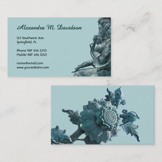 グリーンタラ 名刺 (正面/裏面)