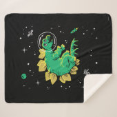 グリーンタンステゴサウルスディノスイン宇宙 シェルパブランケット (正面(横))