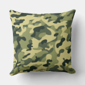 グリーンタン迷彩柄装飾用クッション クッション (裏面)