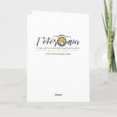 グリーンターコイズアイスアートフォト カード (裏面)