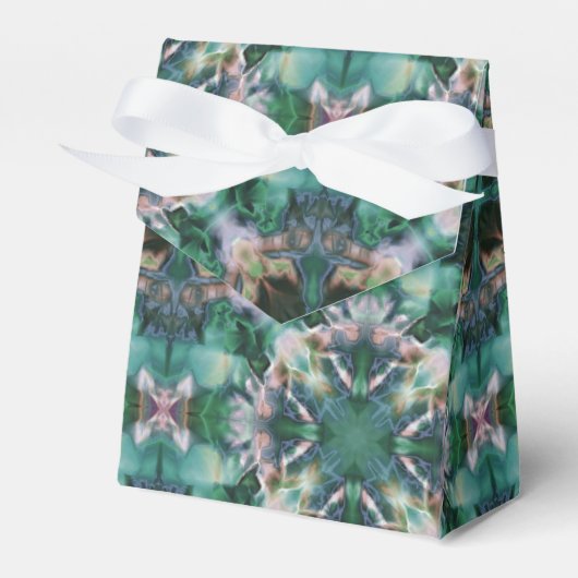 グリーンターコイズオーナメント フェイバーボックス (正面サイド)