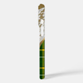 グリーンタータンチェックの格子模様 Case-Mate iPhoneケース (裏面 / 左)