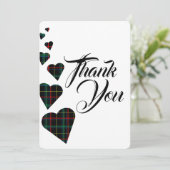 グリーンタータンチェックサンキューカード サンキューカード (スタンド正面)