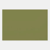 グリーンタータンチェック包装紙シート ラッピングペーパーシート (正面2)