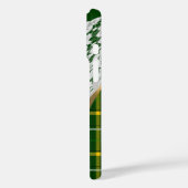 グリーンタータンチェック格子板 Case-Mate iPhoneケース (裏面 / 左)