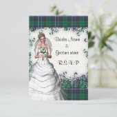 グリーンタータンチェックRSVP 出欠カード (スタンド正面)