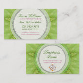 グリーンタートルエネルギーニューエイジホリスティック名刺 名刺 (正面/裏面)