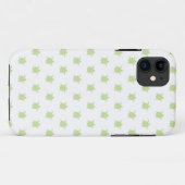グリーンタートルパターンiPhoneケース Case-Mate iPhoneケース (裏面(横))