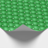 グリーンダイアモンズクリスマスラッピング紙 ラッピングペーパー (角)