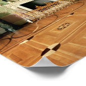 グリーンダイニングルームのインテリア ポスター (角)